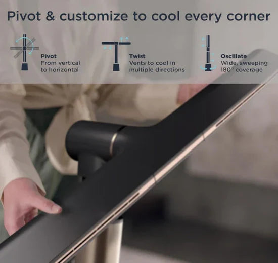 ❄ Bladeless Cooling Excellence: Shark TurboCool Fan – Powerful & Safe for Home/Office ❄