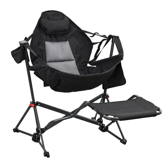 450lbs Heavy-Duty Hammock Camping Chair – Portable Swing Seat with Pedal, Outdoor-Ready for All Adventures