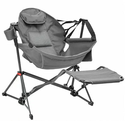 450lbs Heavy-Duty Hammock Camping Chair – Portable Swing Seat with Pedal, Outdoor-Ready for All Adventures