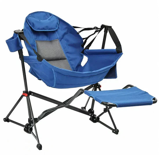 450lbs Heavy-Duty Hammock Camping Chair – Portable Swing Seat with Pedal, Outdoor-Ready for All Adventures