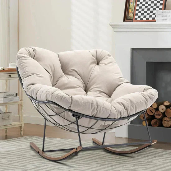Ergonomic Recliner with Rocking Function – Cloud Cushioning & Zero-Gravity Lounging, All-in-One