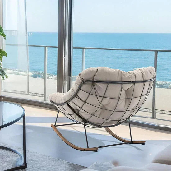 Ergonomic Recliner with Rocking Function – Cloud Cushioning & Zero-Gravity Lounging, All-in-One